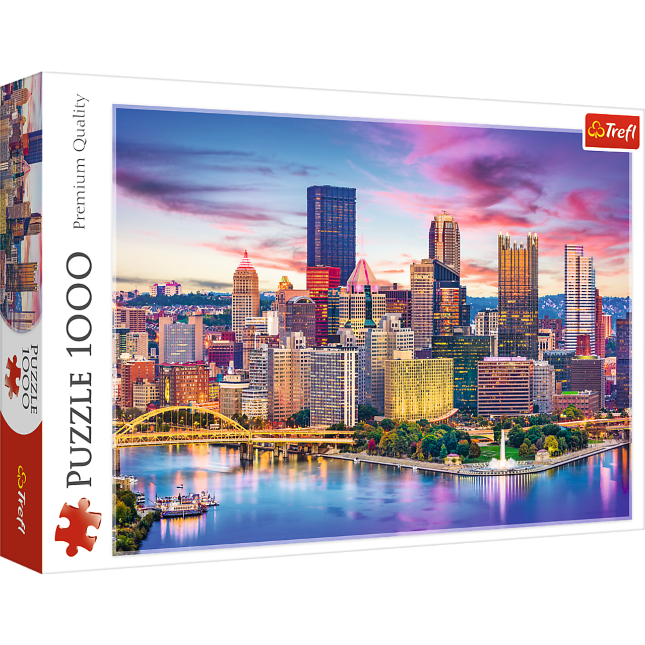 1000 Piece Jigsaw Puzzles, Pittsburgh, Pennsylvania, USA, Cityscape puzzle, Adult Puzzle, Trefl 10723